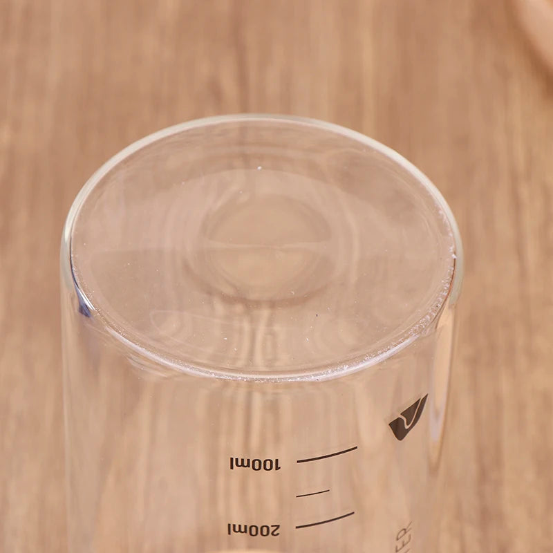 Sourdough Starter Fermentation Jar, Clear Glass, Durable Baking Storage, 300/600/900ml, with Heat Resistance