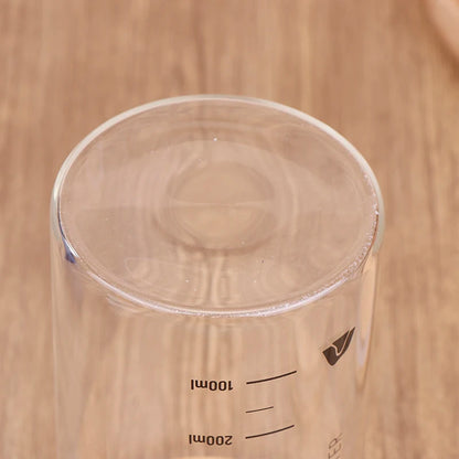 Sourdough Starter Fermentation Jar, Clear Glass, Durable Baking Storage, 300/600/900ml, with Heat Resistance